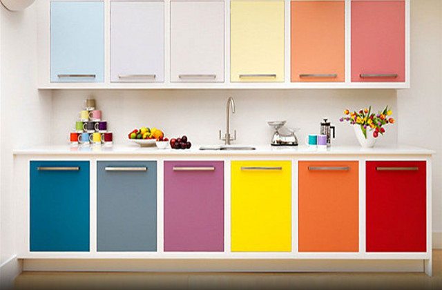 رنگ زدن کابینت‌های آشپزخانه‌